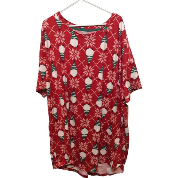 Secret Treasures Christmas Night Gown Red 2X- 3X sku8 - Picture 1 of 3